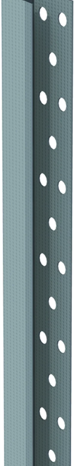 Kantskinne 23x15x18x2400 mm KS13 0,45 mm perforert sparkelprofil