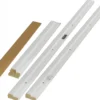 Karmlist furu hvit bomull 14 mm terskel underliggende S0502-Y 80x210 mm