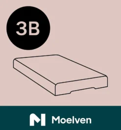 Karmlist furu rund klassisk hvit S0500-N 12x70x4400 mm
