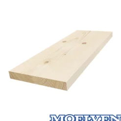 Kledning rektangulær ubehandlet 19x148 mm gran klasse 2