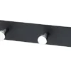 Knaggrekke 1368-4 sort/krom sb serie 1368 skjult innfesting