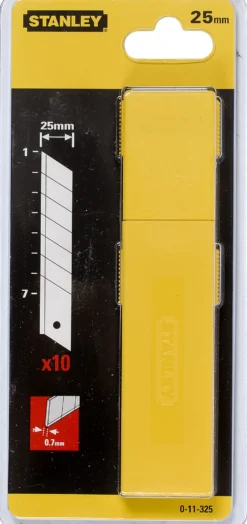 Knivblad brekk-av 25 mm pakke a 10 stk