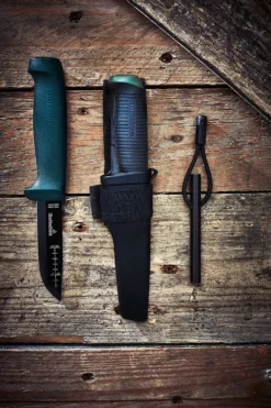 Kniv friluft ok4 gummigrep med tekstilhylse hultafors