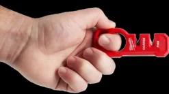 Kompakt knivsliper med tre slipestiler