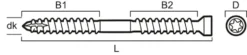 Konstr.skrue et-t 8,2x90 corrseal 50 stk