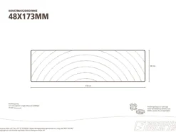 Konstruksjonsvirke C24 ubehandlet gran 48x173 mm