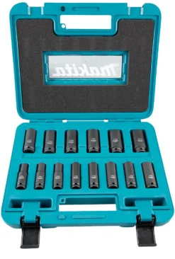 Kraftpipesett 63mm b-55550 3/8" 14 deler koffert