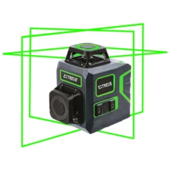 Krysslaser Extreme 3x360° grønn