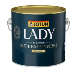 Lady Supreme Finish silkematt hvit base 2,7 liter