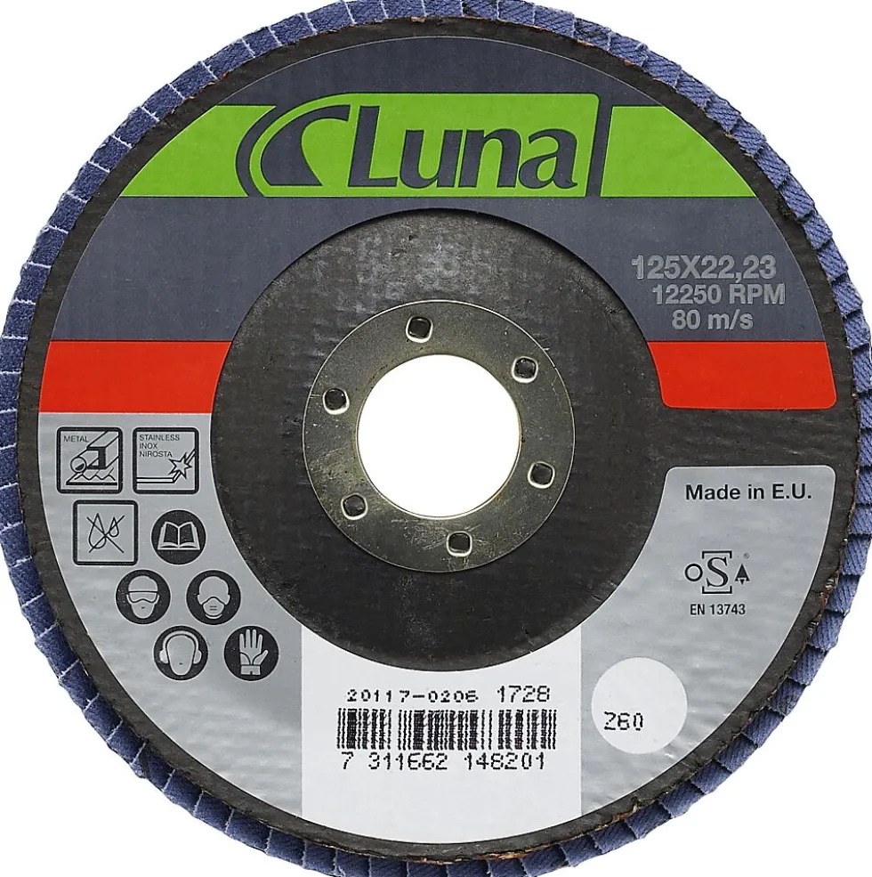Lamellrondell 125mm k60