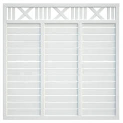 Levegg Marit1 180x180 cm hvitmalt 33x57 mm 12 mm panel