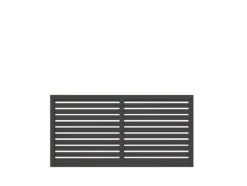 Levegg Nina4 180x90 cm gråmalt