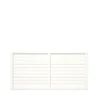 Levegg Nina4 180X90 cm hvitmalt