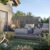 Levegg Nina3 90X180/90 cm vintage impregnert