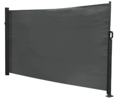 Levegg uttrekkbar sort/grå 3x1,6 meter