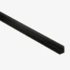 L-profil smal sort 2400 mm