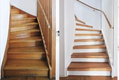 Lundbergs trappefornying Trend laminat mørk eik