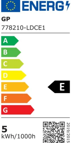 Lyspære led filament classic klotpære E27 5 Watt