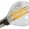 Lyspære led filament e14 45mm 4w