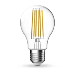 Lyspære led globepære flameswitch E27 7 Watt