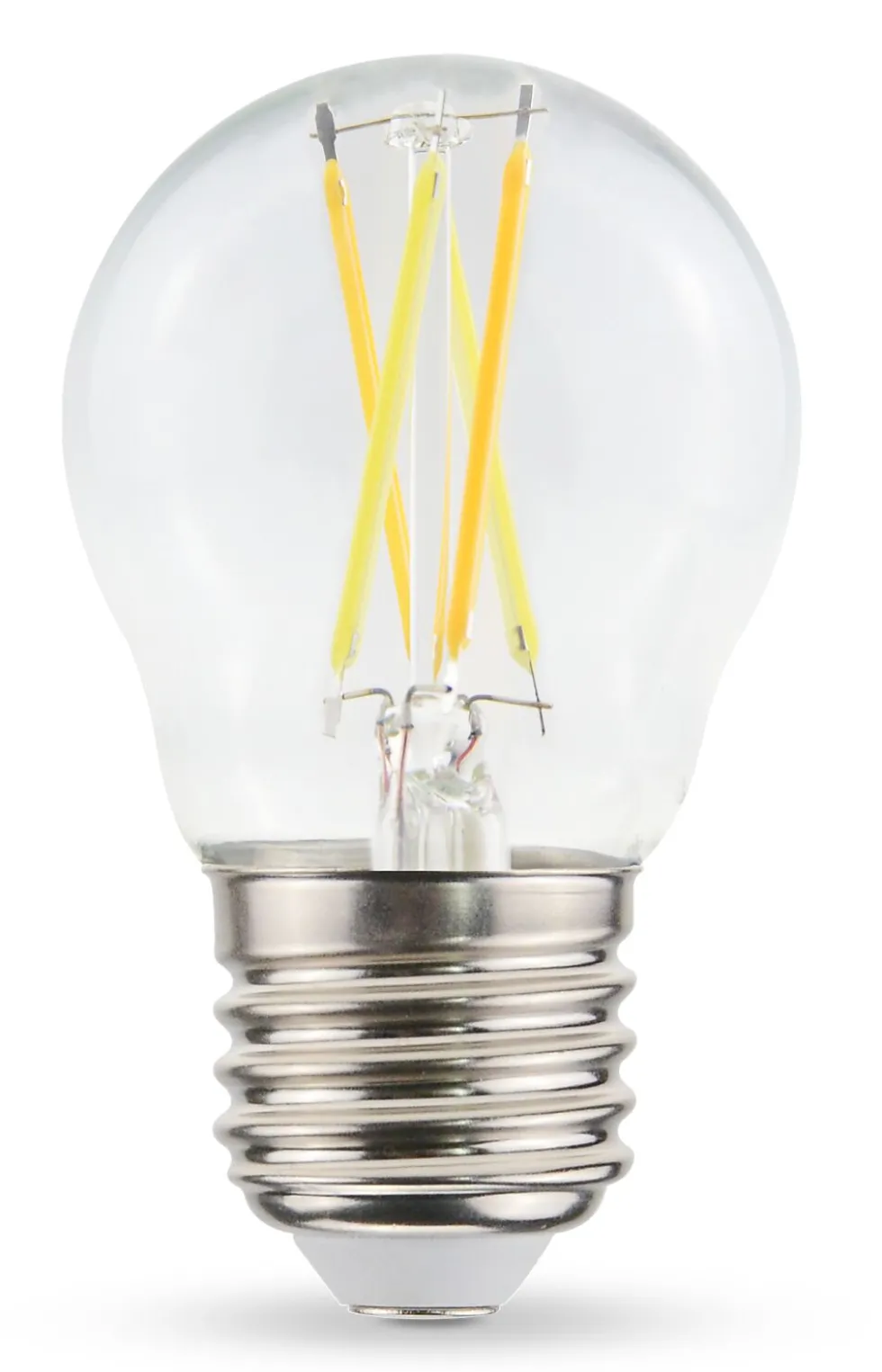 Lyspære led mini globepære flamedim E27 4,5 Watt