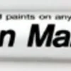 Merkekritt crayon marker hvit