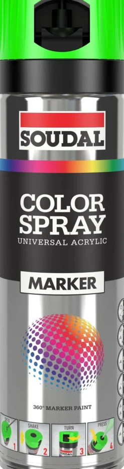 Merkespray Fluoriserende Blå 500ml