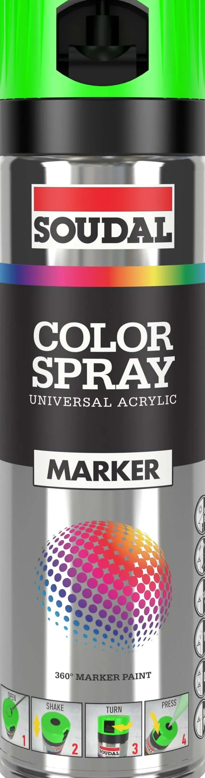 Merkespray Fluoriserende Blå 500ml