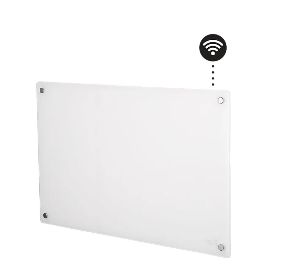 Mill panelovn glass WiFi Gen 4 700W hvit