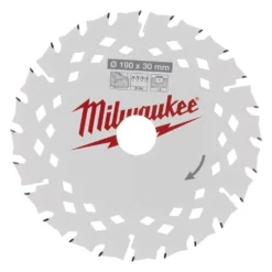 Milwaukee sirkelsagblad 190x30x1,8 mm