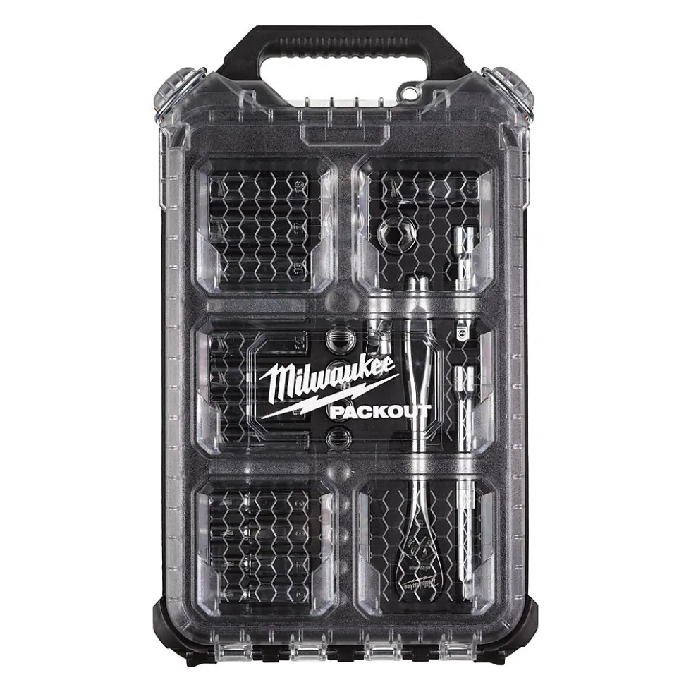 Milwaukee skralle pipe sett PACKOUT 32P