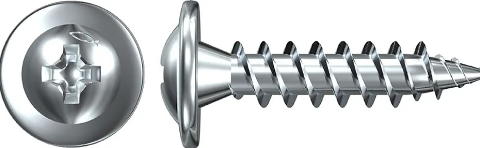 Montasjeskrue elz 4,2x32 mm a 500 stk fps-fp elforzinket ph2