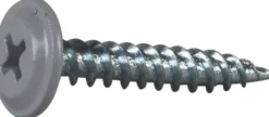 Montasjeskrue sølv 4,2x25 fzb -250 skarp spiss ral 9006 blankforsinket