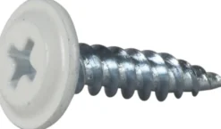 Montasjeskrue 4,2x19 hvit a250skarp spiss tre/stål
