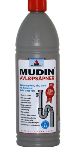 Mudin avløpsåpner 1 liter