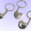 Nøkkelanheng hjerte/halvmåne