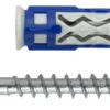 Nylonplugg 8x50 flex m/skrue bk nkt blisterkort a4