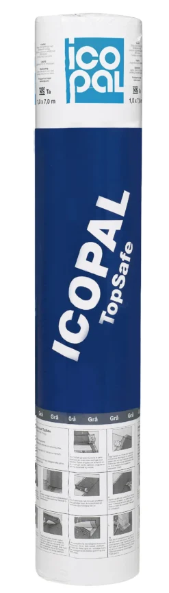 Overlag Topsafe 1x7 meter grå