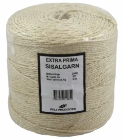 PAKKESNØRE 3,3MM 627M SISAL SISALHYSSING X-PRIMA 2/400 3,33KG