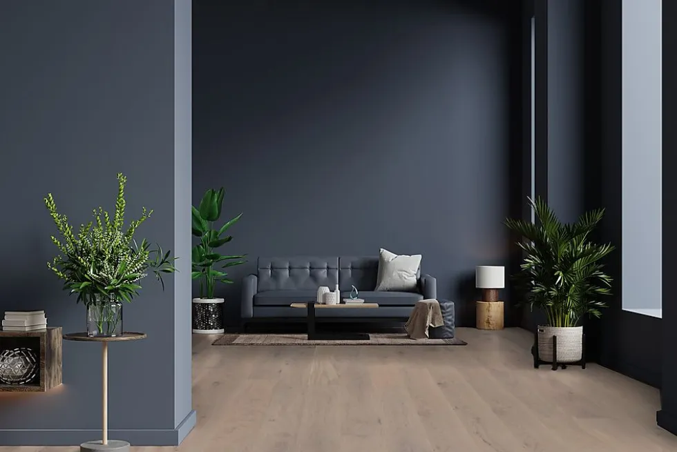 Parkett eik 1-stav living cloudy white