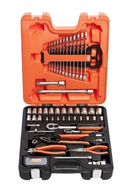 Pipesett 81 deler med tenger s81mix bahco