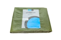 Presenning kraftig grønn 4x6 meter 180 gr/m2