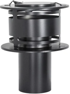 Regnhatt ø150mm svart rehabilitering