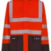 Regnjakke fr-lr 6025 rød 4xl håndverksjakke en20471