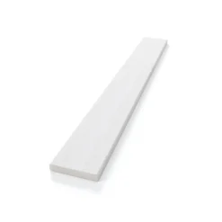 Rektangulær kledning gran grunnet 16x98x5400 mm hvit
