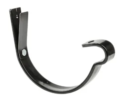 Rennekrok med fjær stål 125 mm sort