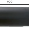 Røykrør ø150 l900 rett mb matt sort emalje 2,3mm