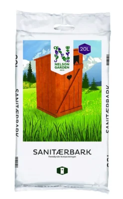 Sanitærbark 20 liter