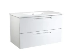 Servantskap Milano 80 cm hvit matt med servant