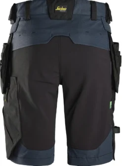 Shorts elastisk mørk blå str 46